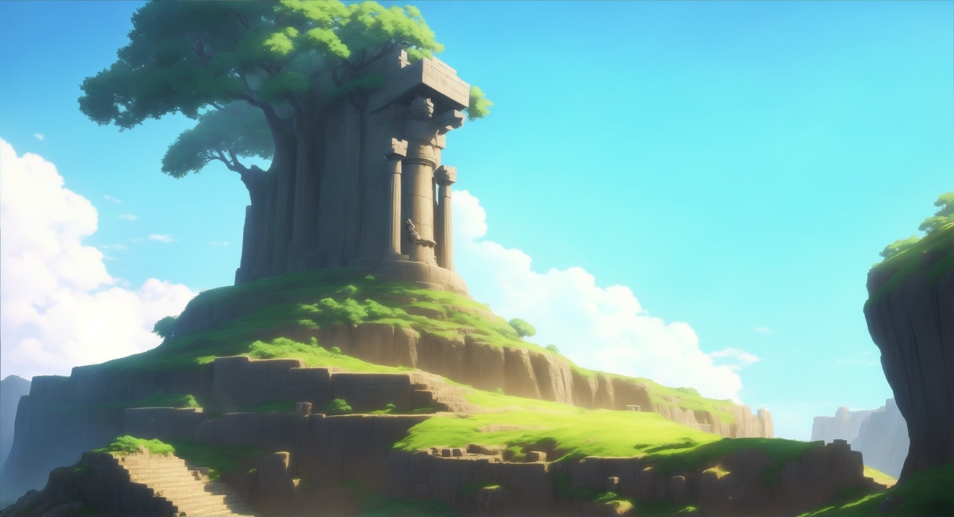 Ancient Monument by drawingkhaganate01