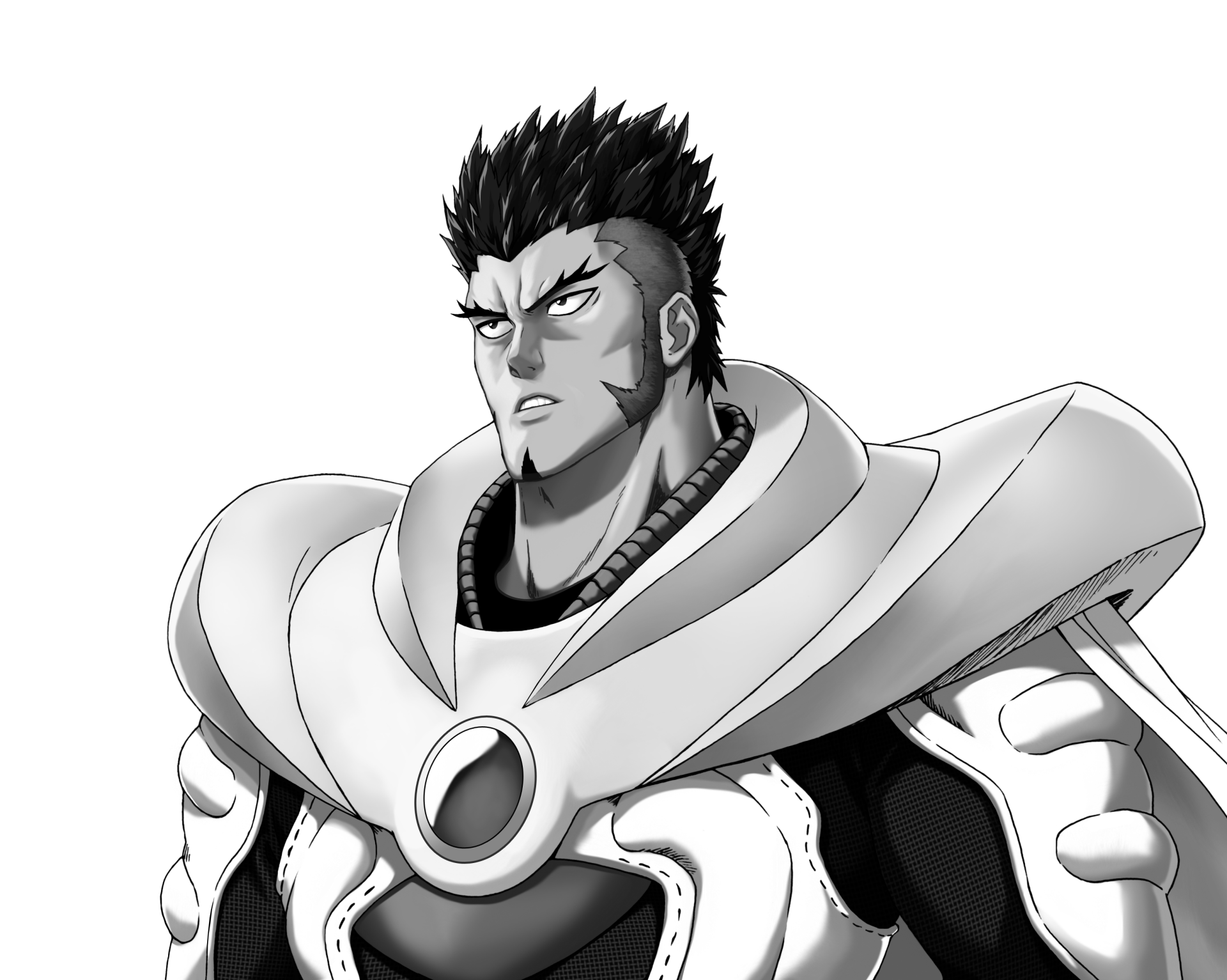 HD wallpaper of a One-Punch Man character for desktop background.