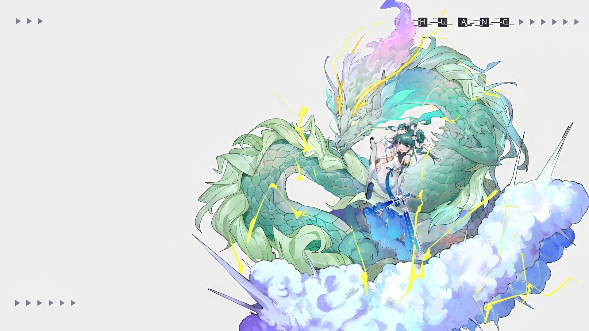 4k Tower of Fantasy | Huang (Meme) Light desktop by Qawerz