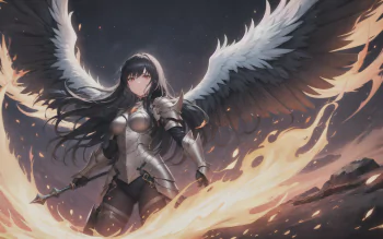 Anjo, Anime Masculino Anjo Caído papel de parede HD