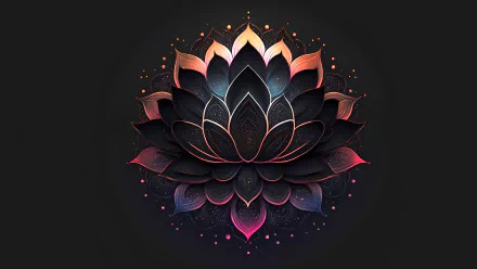 lotus artistic minimalist HD Desktop Wallpaper | Background Image