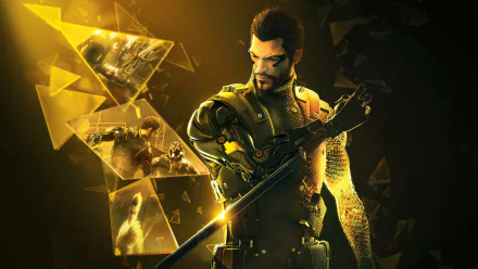  Deus Ex: Human Revolution (2013) - Official Steam Trading Card Wallpaper