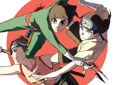 Neji Hyūga Tenten (Naruto) Rock Lee Anime Naruto HD Desktop Wallpaper | Background Image