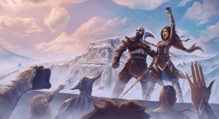 video game God of War: Ragnarök HD Desktop Wallpaper | Background Image
