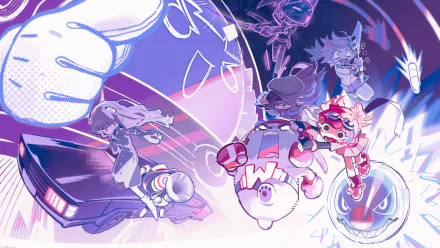 Marija (Muse Dash) Rin (Muse Dash) Buro (Muse Dash) video game Muse Dash HD Desktop Wallpaper | Background Image