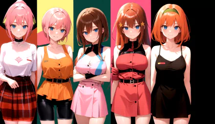  Nino, Ichika, Miku, Itsuki and Yotsuba