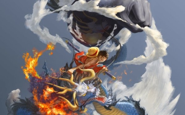 Anime One Piece Kaido Monkey D. Luffy HD Wallpaper | Background Image