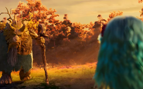 Mavka: The Forest Song characters in a magical autumn forest HD wallpaper and background.