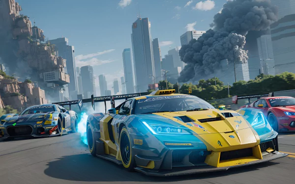 Fun racing video game car vehicle HD Desktop Wallpaper | Background Image