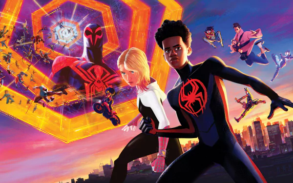 movie Spider-Man: Across the Spider-Verse HD Desktop Wallpaper | Background Image