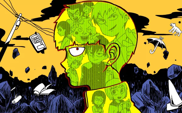 Anime Mob Psycho 100 HD Desktop Wallpaper | Background Image