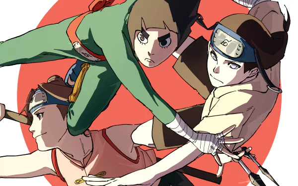 Neji Hyūga Tenten (Naruto) Rock Lee Anime Naruto HD Desktop Wallpaper | Background Image