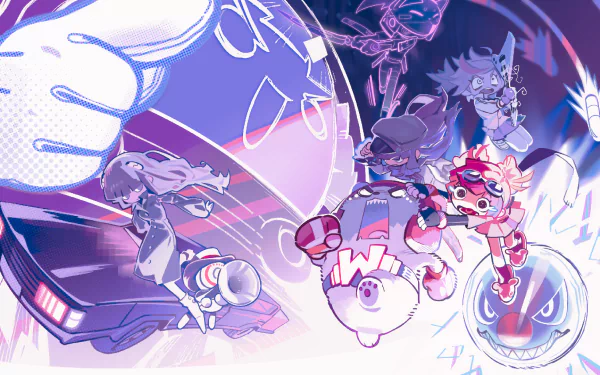 Marija (Muse Dash) Rin (Muse Dash) Buro (Muse Dash) video game Muse Dash HD Desktop Wallpaper | Background Image