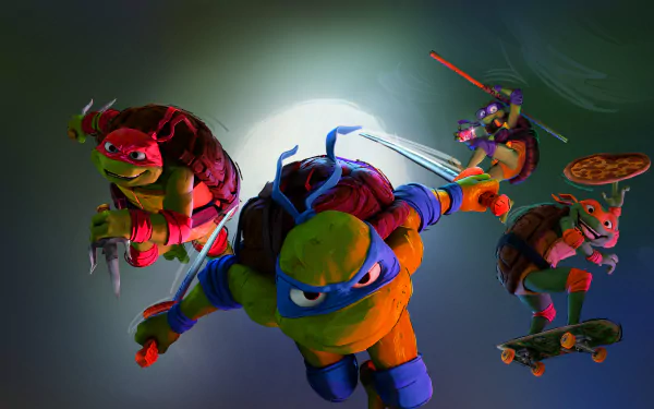 movie Teenage Mutant Ninja Turtles: Mutant Mayhem HD Desktop Wallpaper | Background Image