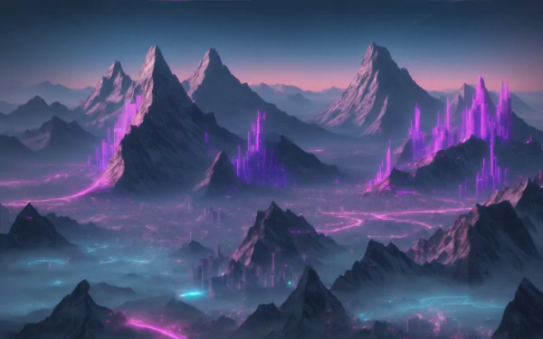 artistic mountain HD Desktop Wallpaper | Background Image