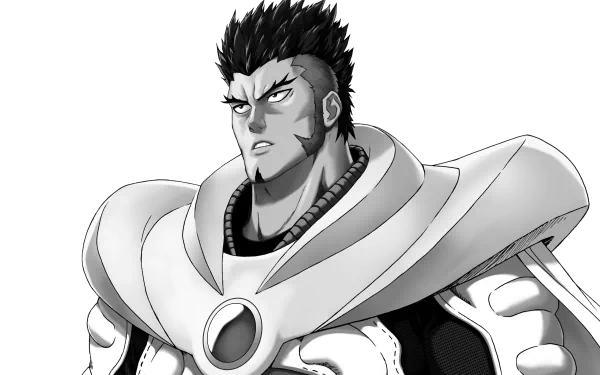 HD wallpaper of a One-Punch Man character for desktop background.