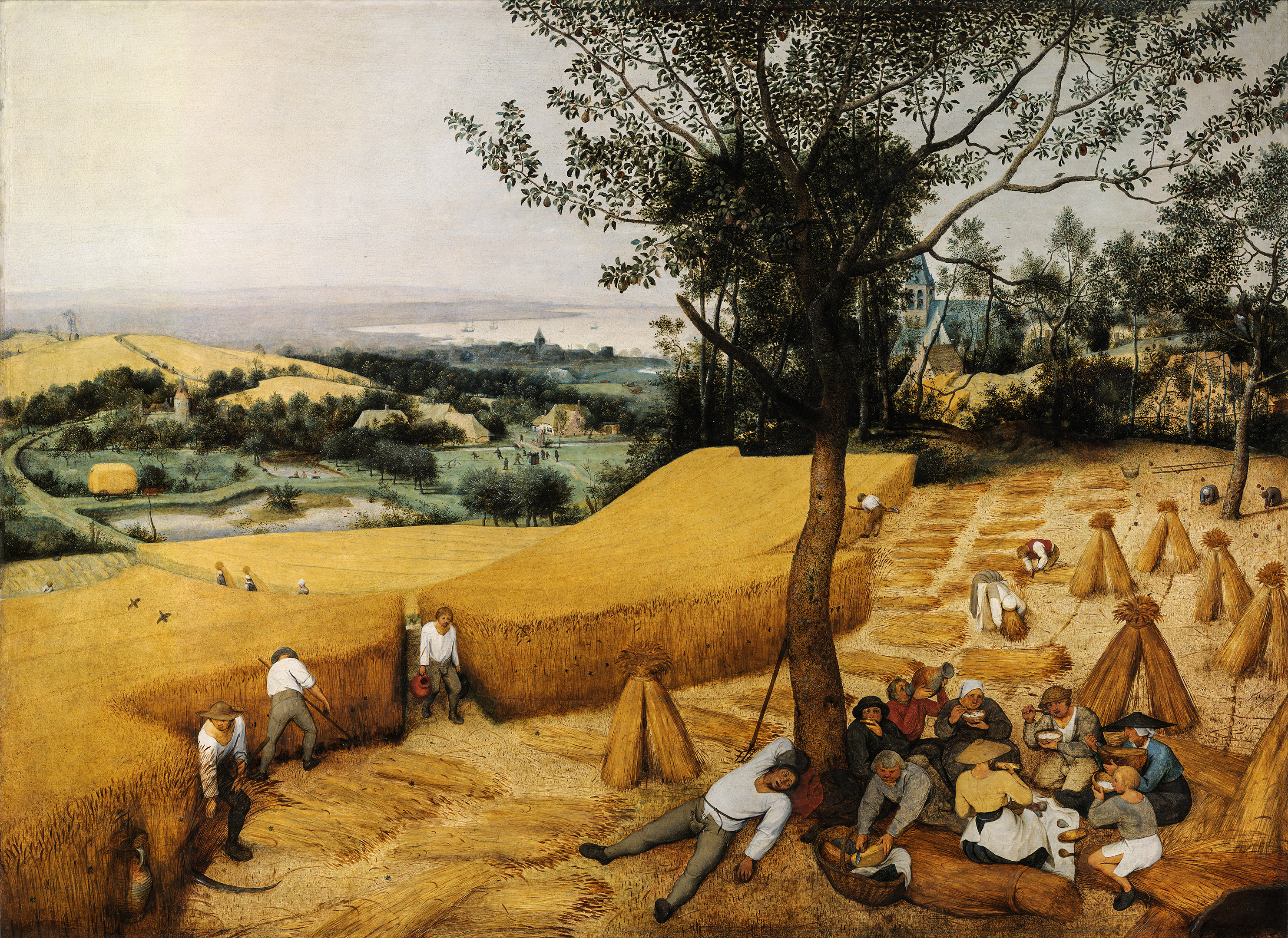 Pieter Bruegel the Elder - The Harvesters (1565) by Pieter Bruegel the Elder