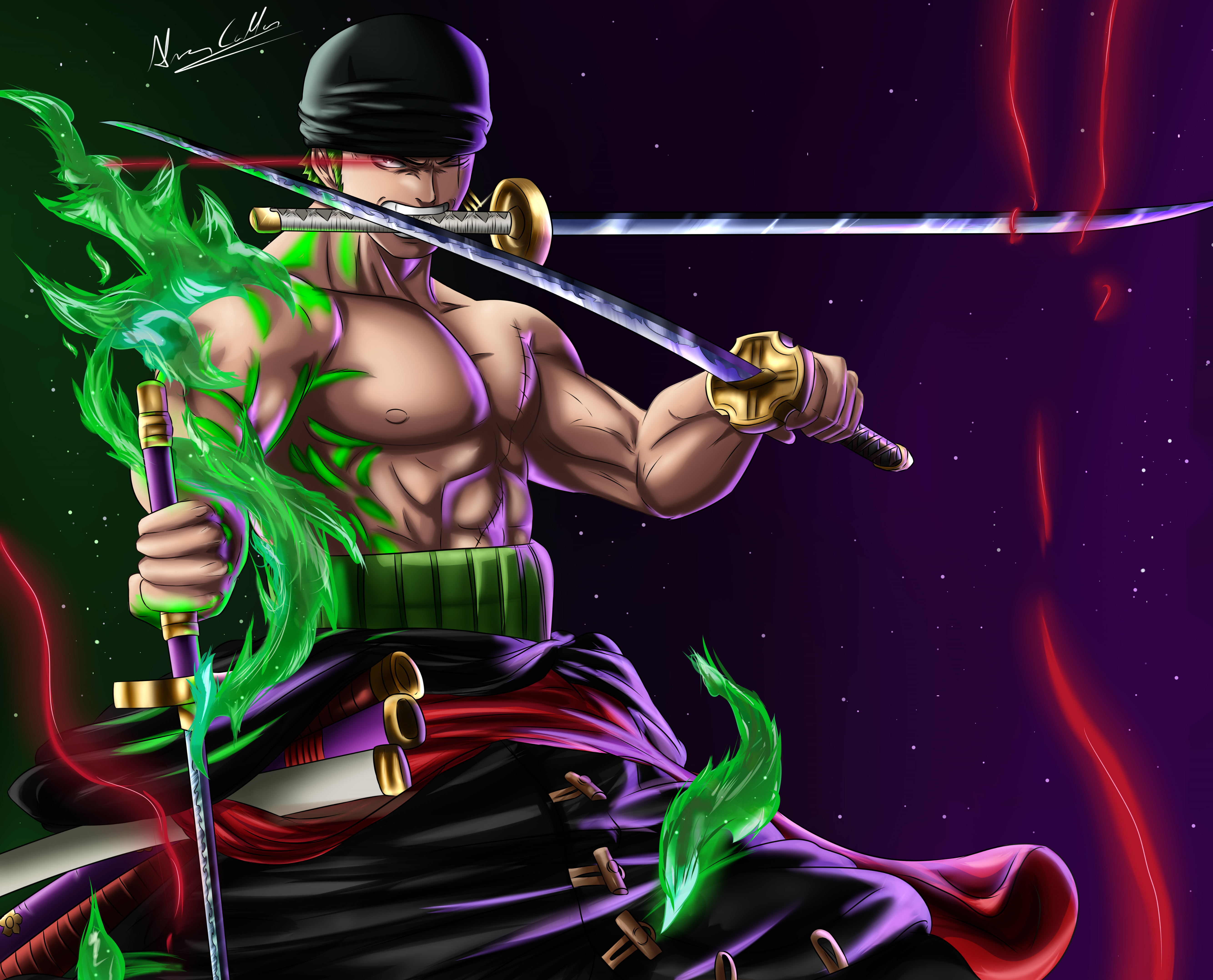 Roronoa Zoro 4K Wallpaper - Download Now! by BrNN