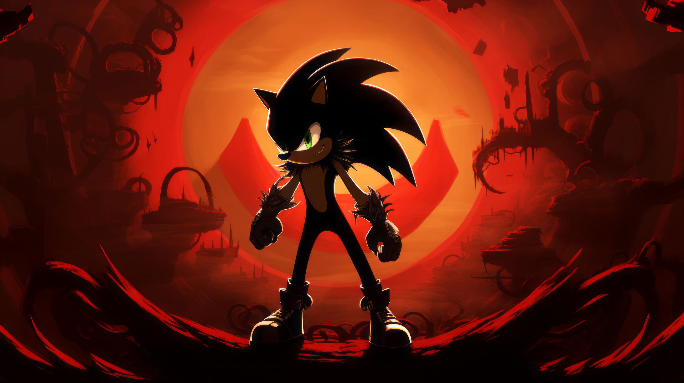 Download Shadow The Hedgehog Fanart Wallpaper