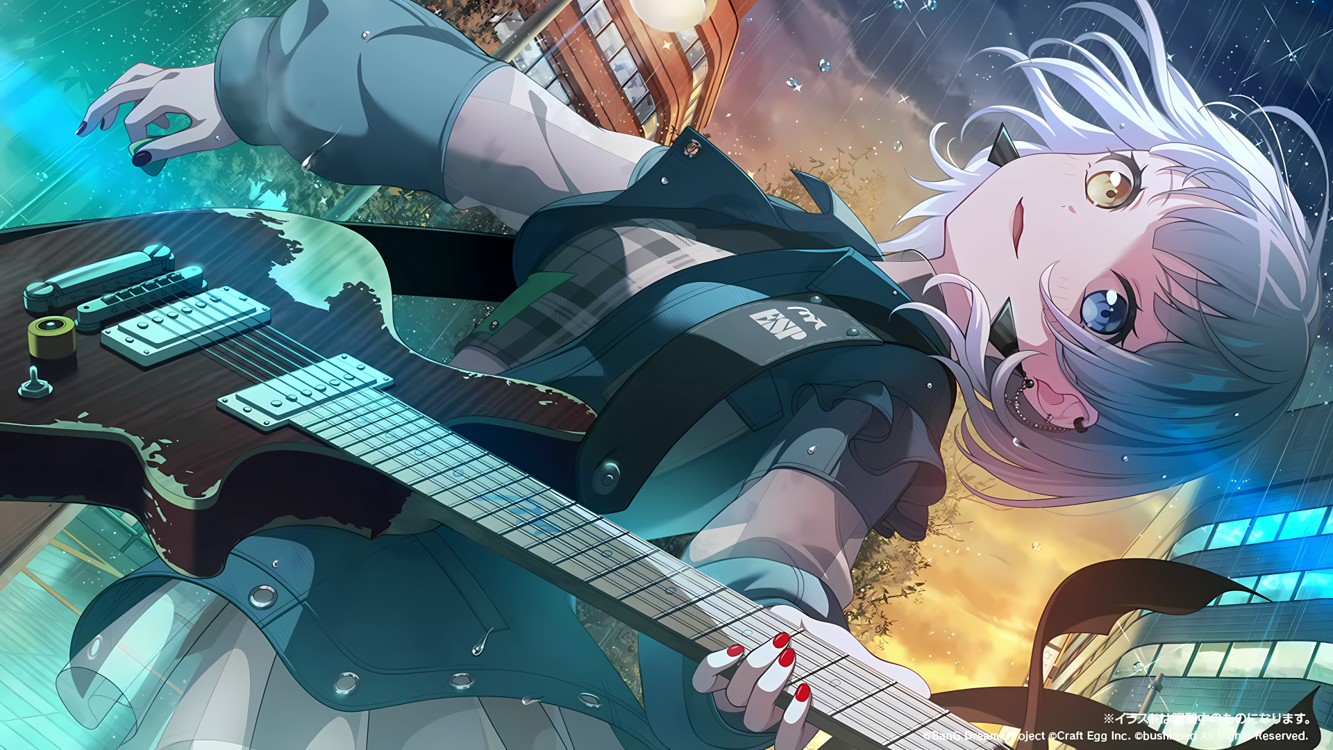 Download Kaname Raana Guitar Neko Anime BanG Dream! It's MyGO!!!!! 8k Ultra HD Wallpaper