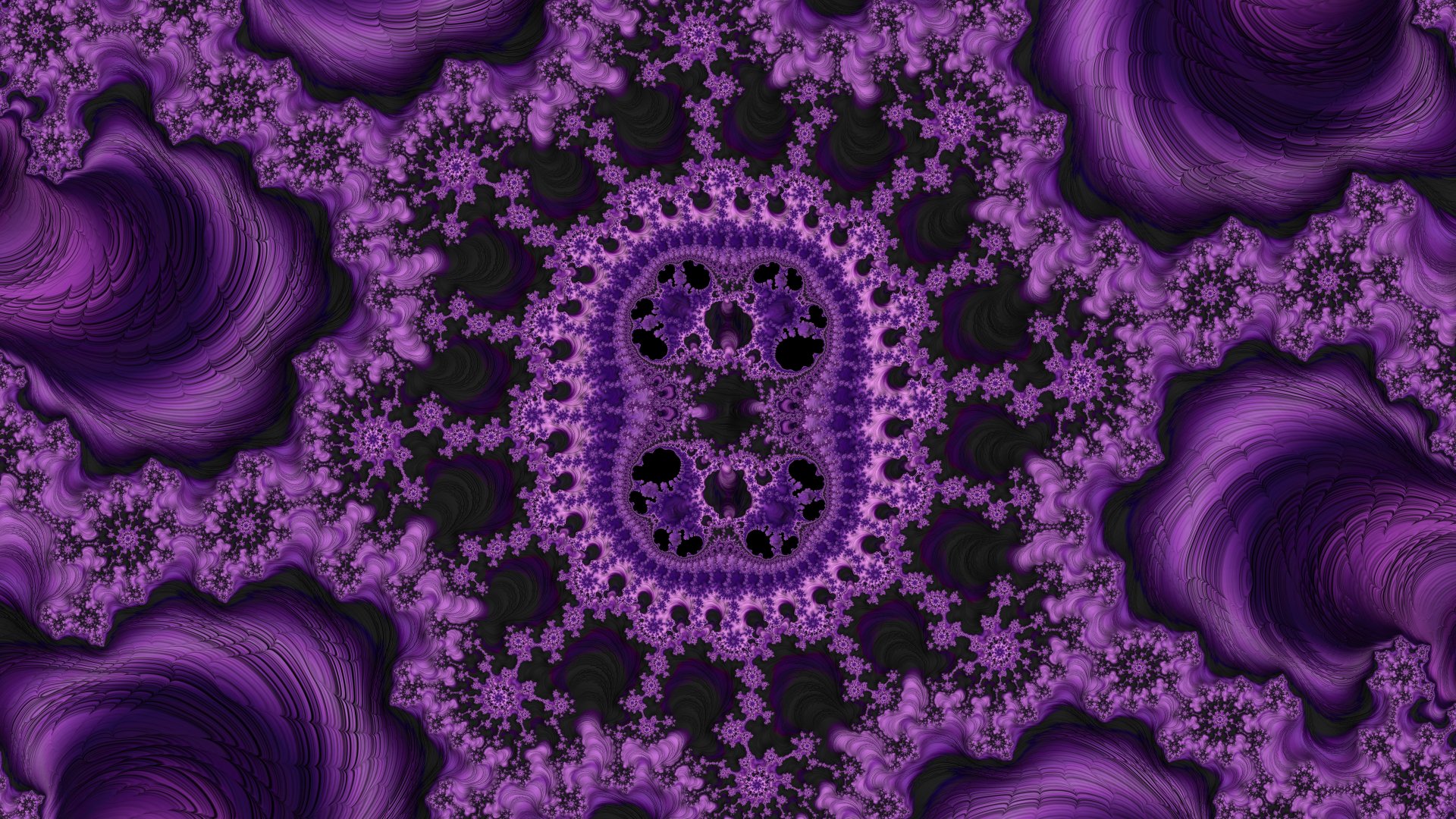 8k Trippy Psychedelic Fractal Wallpaper by Dr-Pen