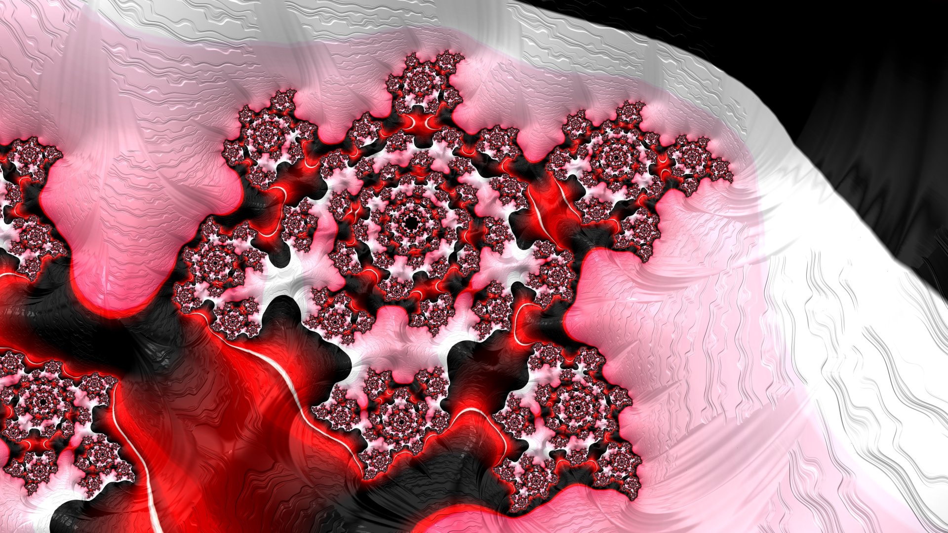 8k Trippy Psychedelic Fractal Wallpaper by Dr-Pen