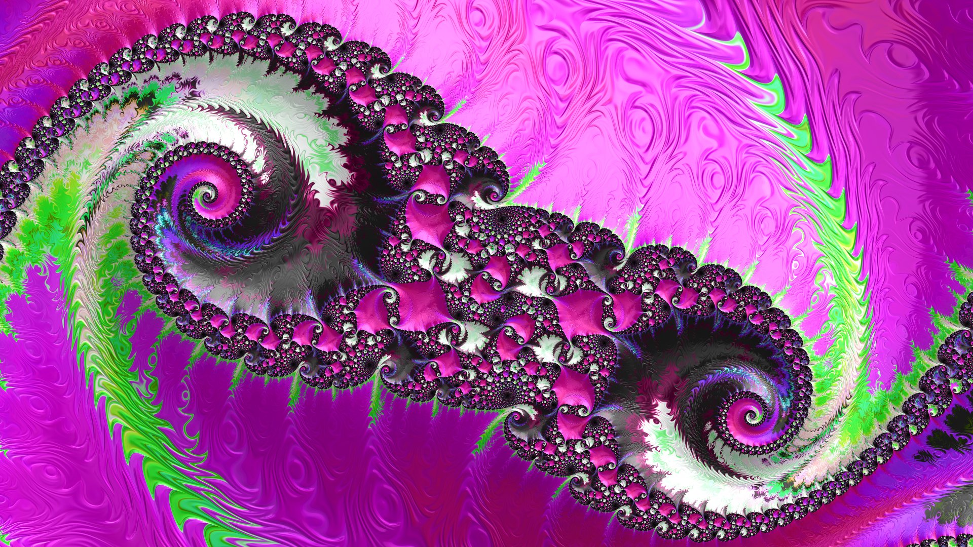 8k Trippy Psychedelic Fractal Wallpaper by Dr-Pen