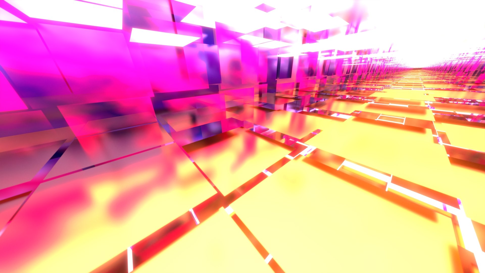 Gold and Purple Glass Tunnels by Dr-Pen