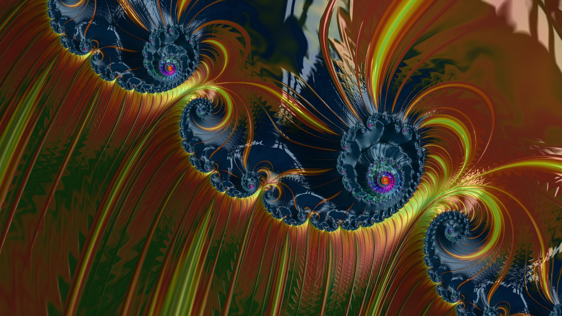 8k Trippy Psychedelic Fractal Wallpaper by Dr-Pen