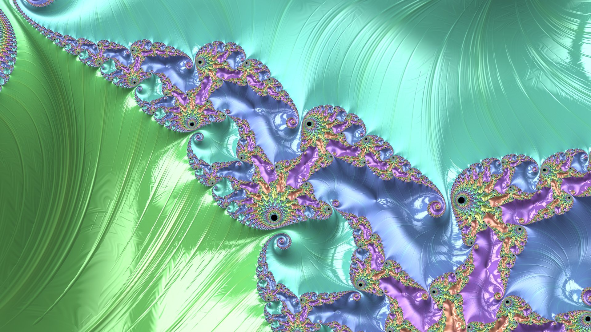 8k Trippy Psychedelic Fractal Wallpaper by Dr-Pen