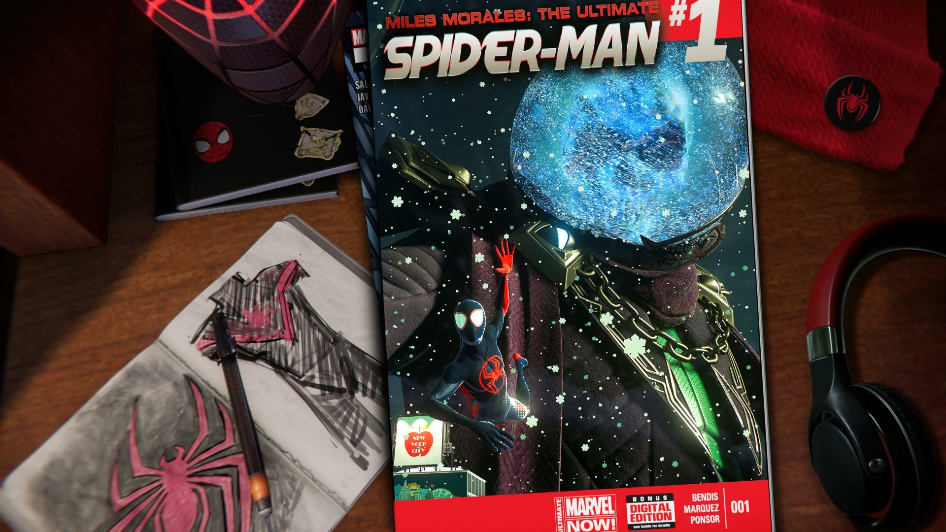 Download Marvel's Spider-Man 2 Miles Morales Ultimate Spider-Man Video Game Spider Man 4k Ultra HD Wallpaper