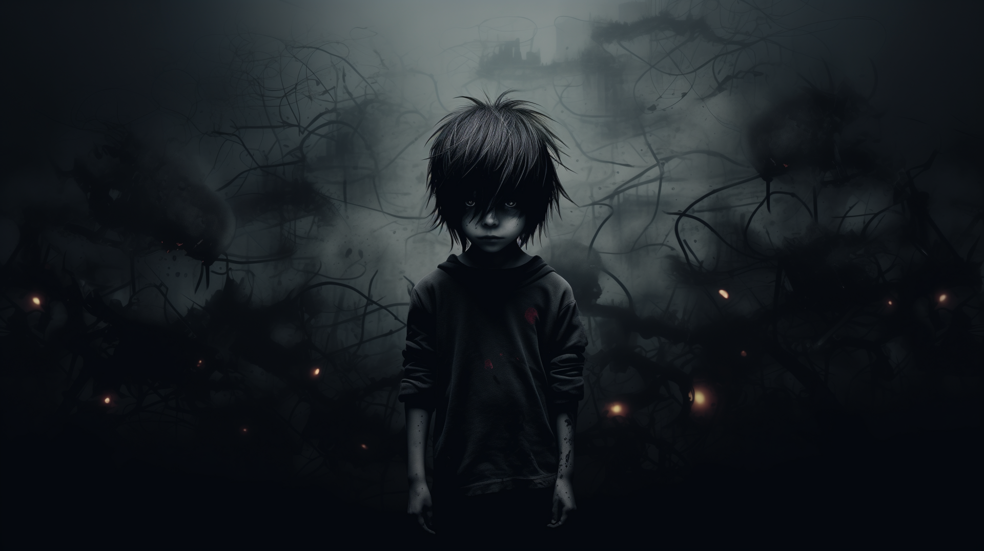 Dark Emo Fantasy Art HD Wallpaper by Laxmonaut