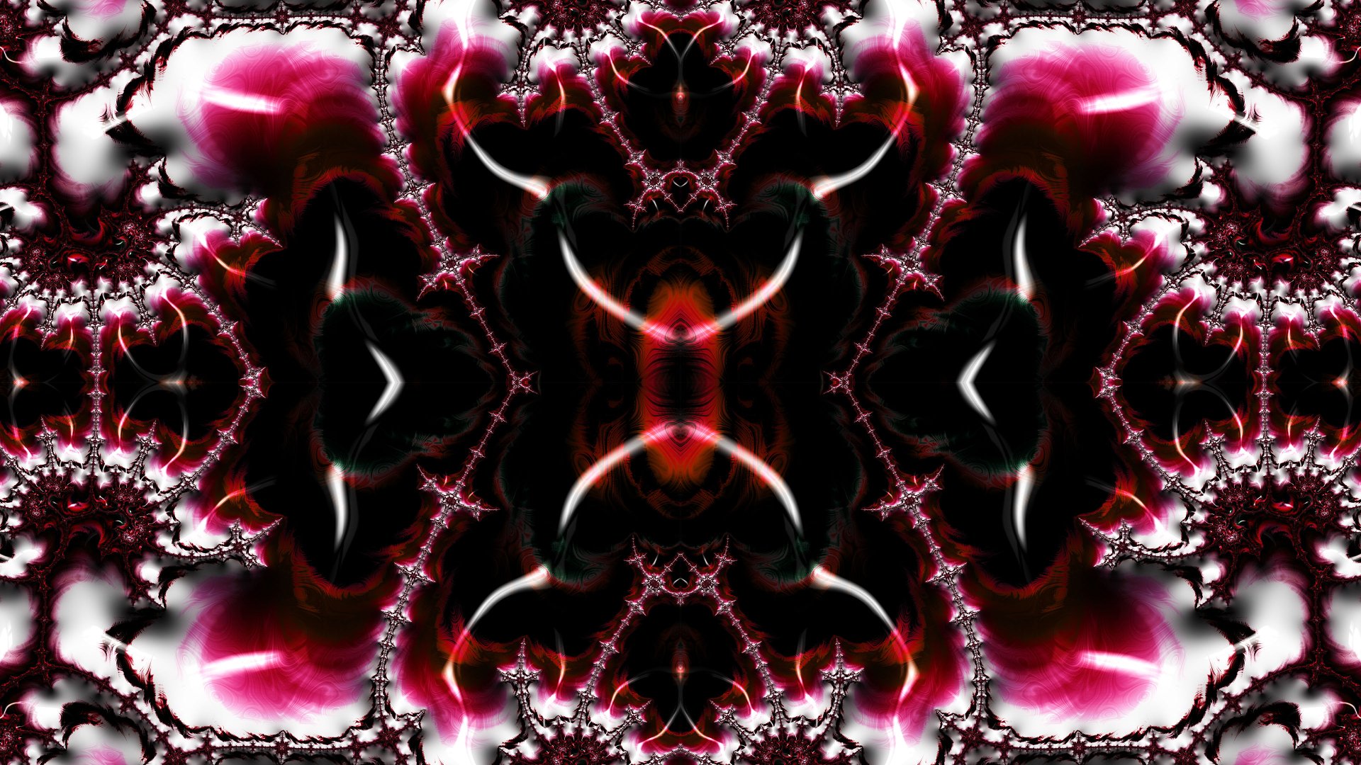 Trippy Psychedelic Fractal Wallpaper by Dr-Pen