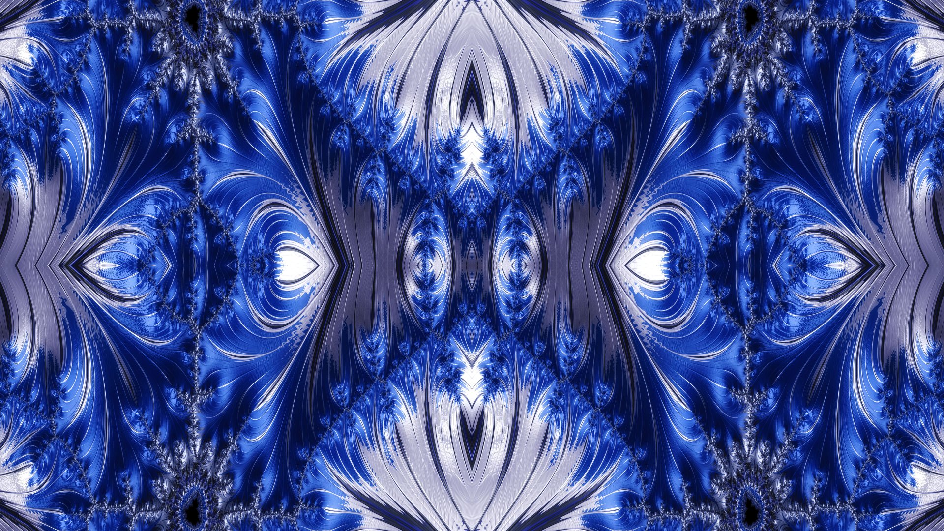 Trippy Psychedelic Fractal Wallpaper by Dr-Pen