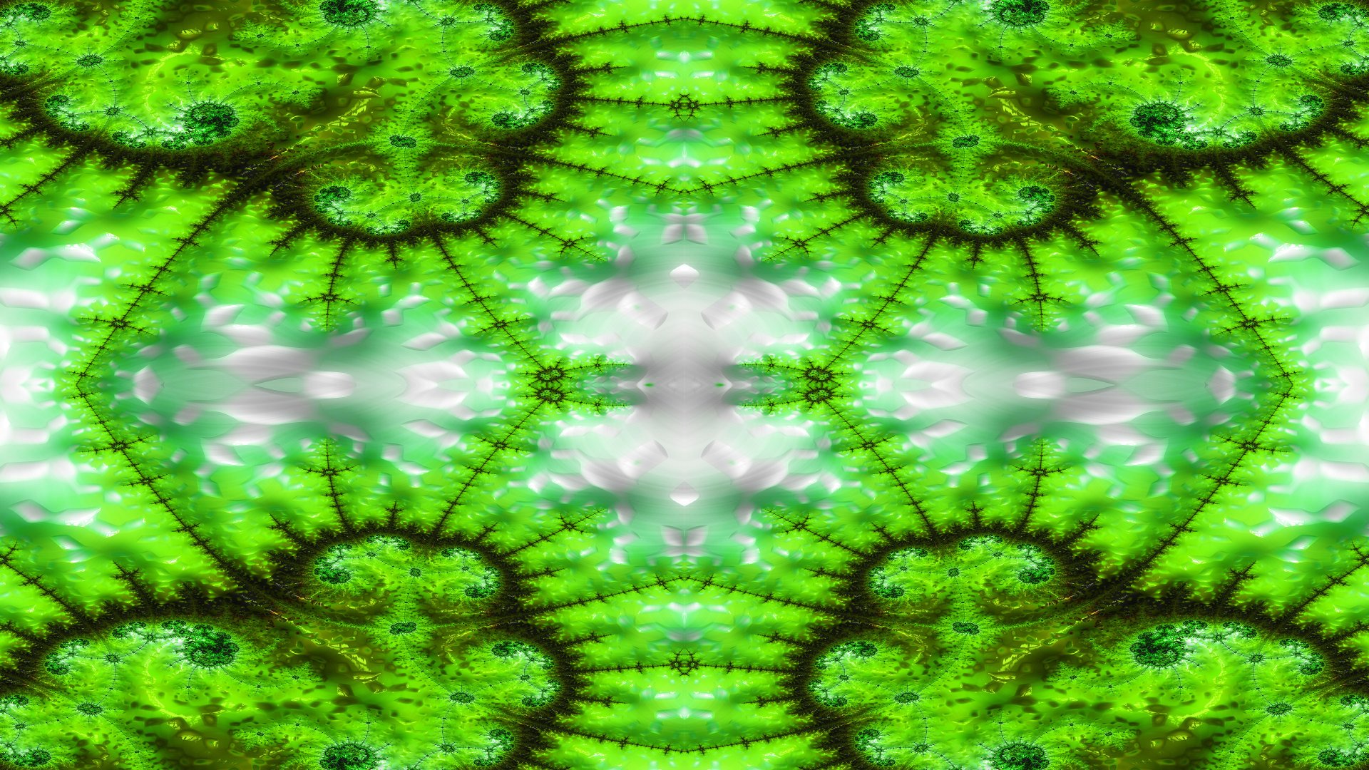 Trippy Psychedelic Fractal Wallpaper by Dr-Pen