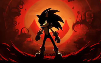 Download Dynamic Duo - Sonic and Shadow The Hedgehog Fanart Pfp Wallpaper