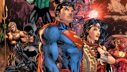 Comic Justice League HD Desktop Wallpaper | Background Image