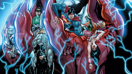 Comic Justice League HD Desktop Wallpaper | Background Image