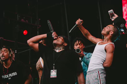  XXXTentacion and Ski Mask the Slump God at Rolling Loud
