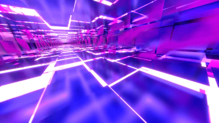  Vivid Purple Glass Tunnels