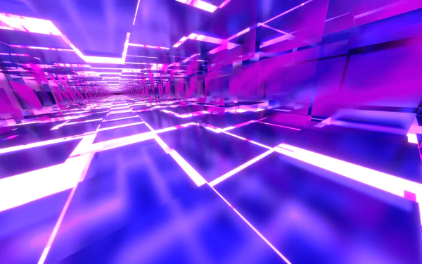  Vivid Purple Glass Tunnels