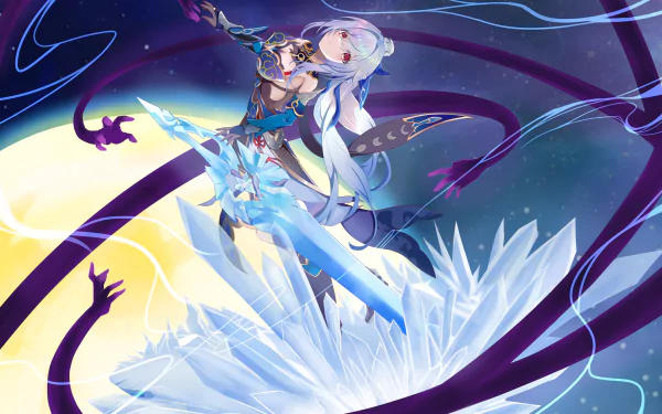Jingliu (Honkai: Star Rail) video game Genshin Impact Honkai: Star Rail HD Desktop Wallpaper | Background Image