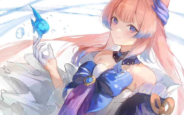 Sangonomiya Kokomi video game Genshin Impact HD Desktop Wallpaper | Background Image