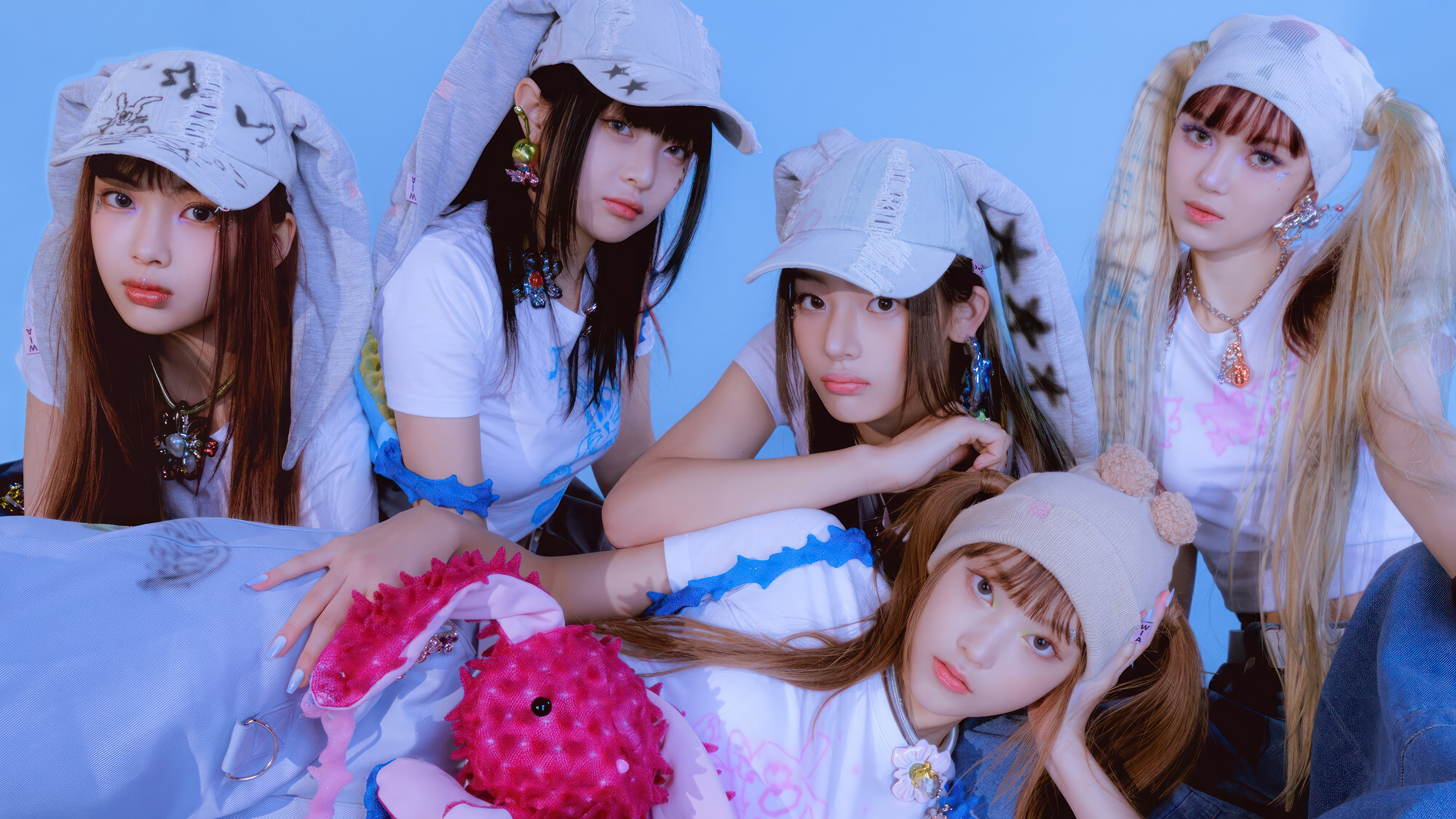 Download K pop NEJEANS Girl Band Music 4k Ultra HD Wallpaper