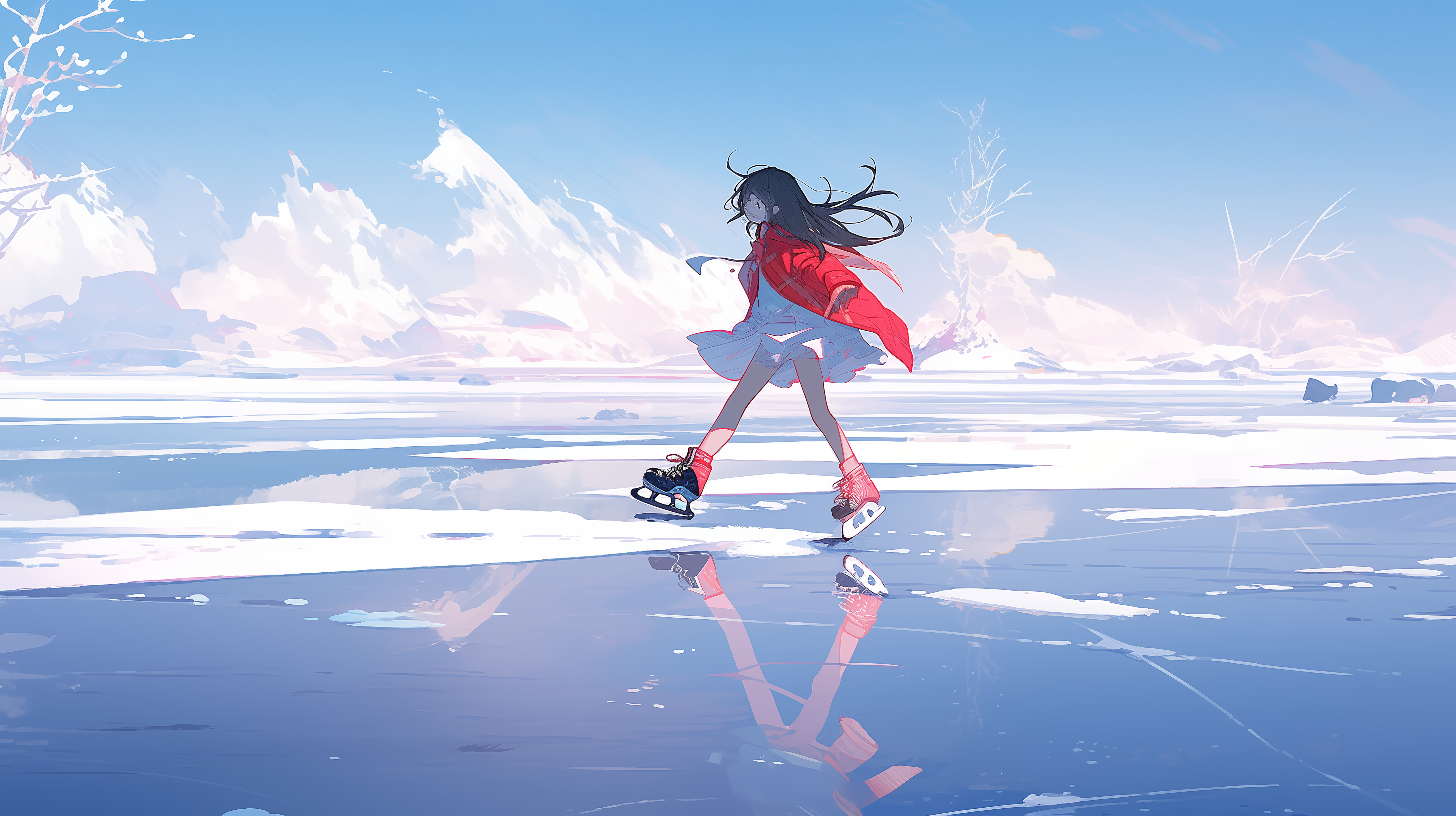 Ice skating rink anime wallpaper by RebelsFantasyWorld on DeviantArt