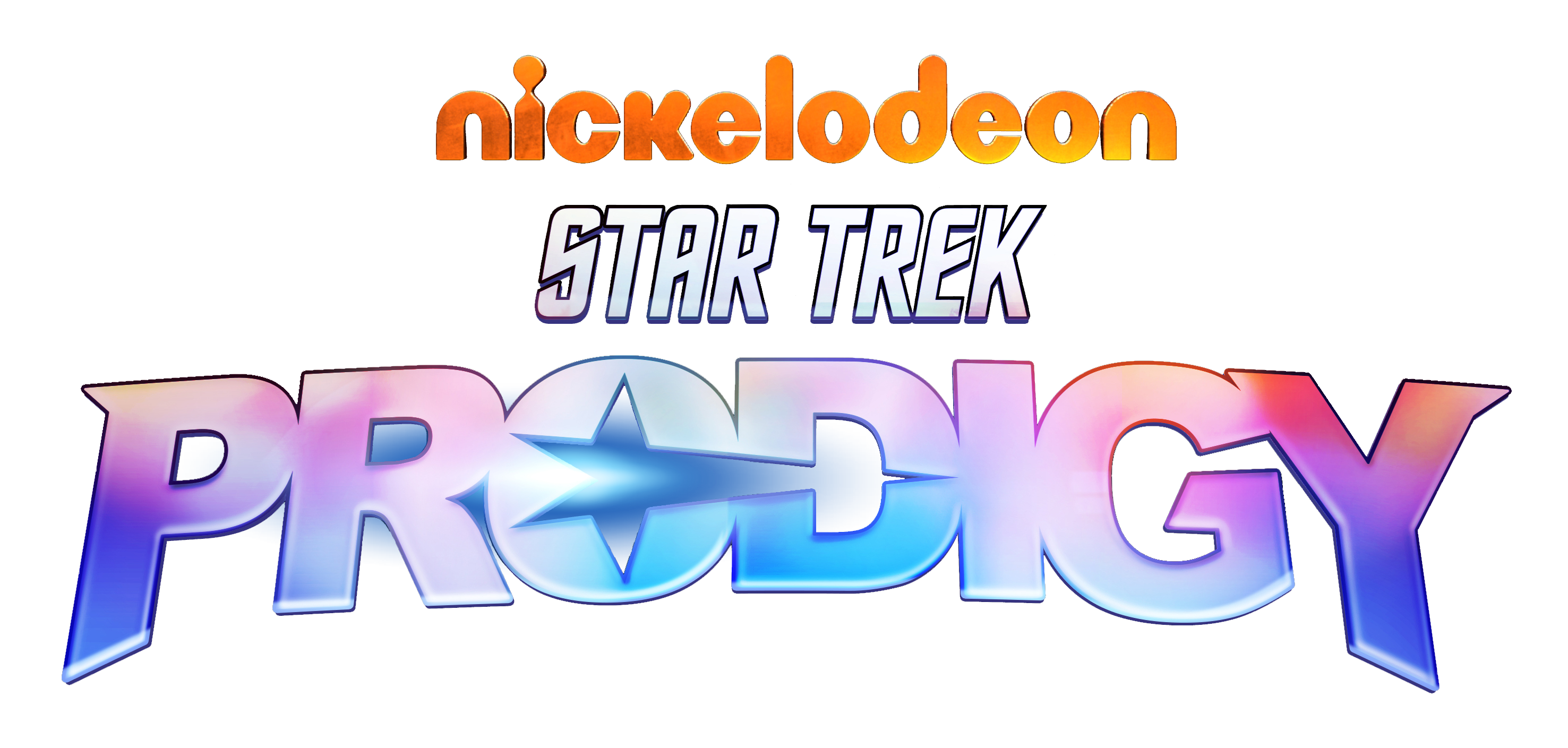 Nickelodeon Star Trek: Prodigy HD logo wallpaper for desktop background.