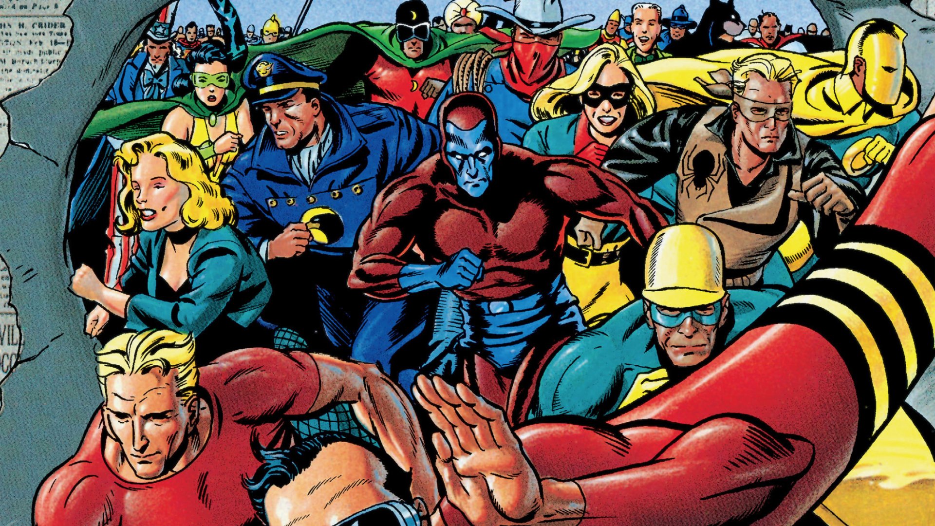 Download Comic JSA: The Golden Age HD Wallpaper by Paul Smith