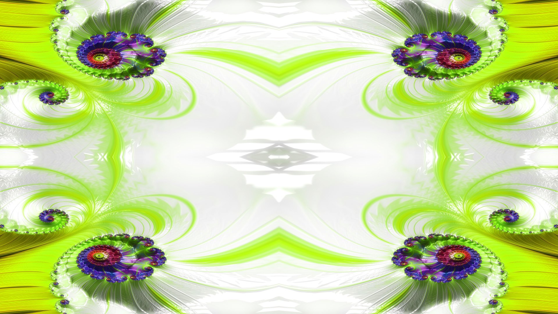 Trippy Psychedelic Fractal 4k Desktop Wallpaper by Dr-Pen