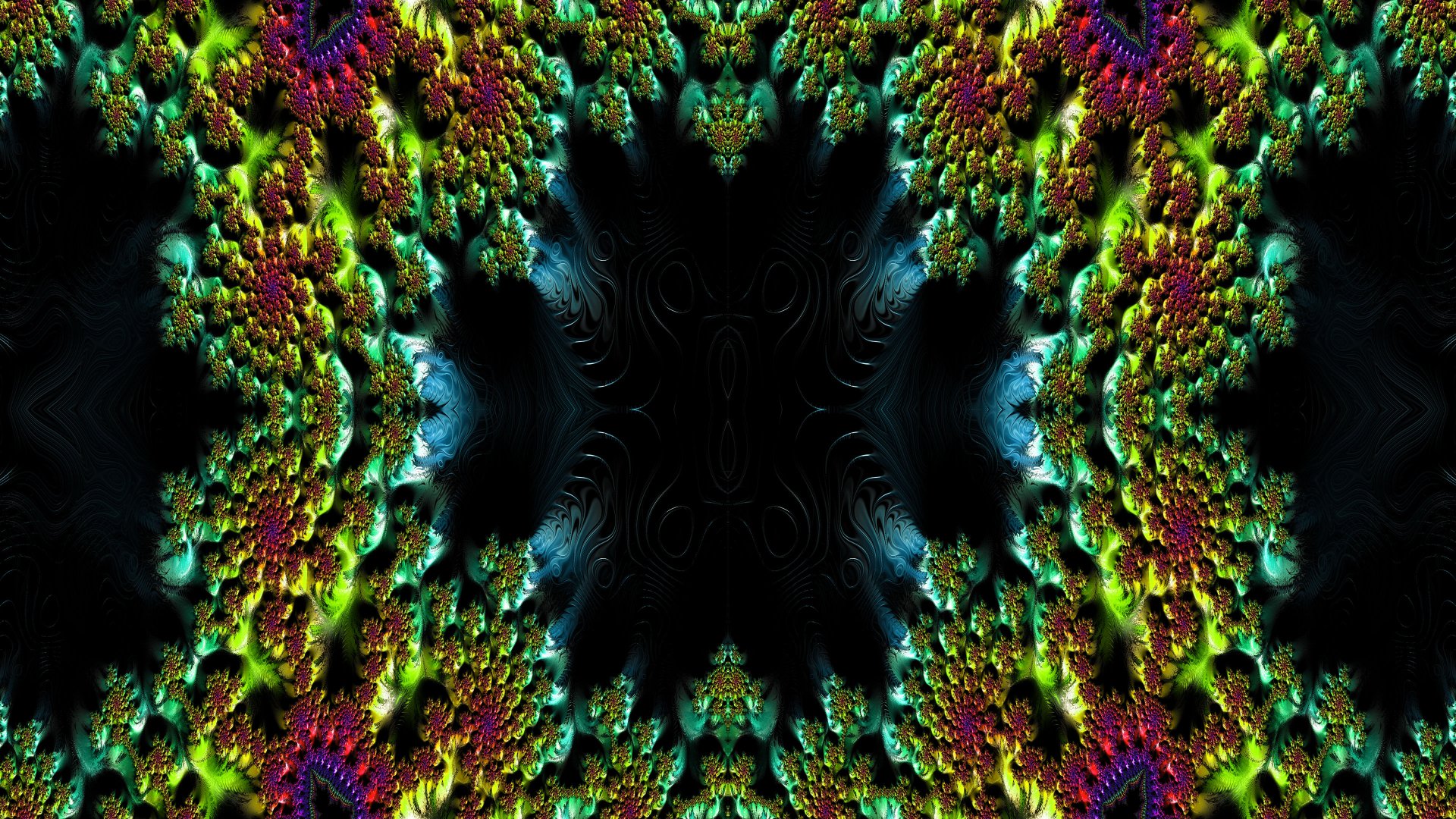 Trippy Psychedelic Fractal 4k Desktop Wallpaper by Dr-Pen