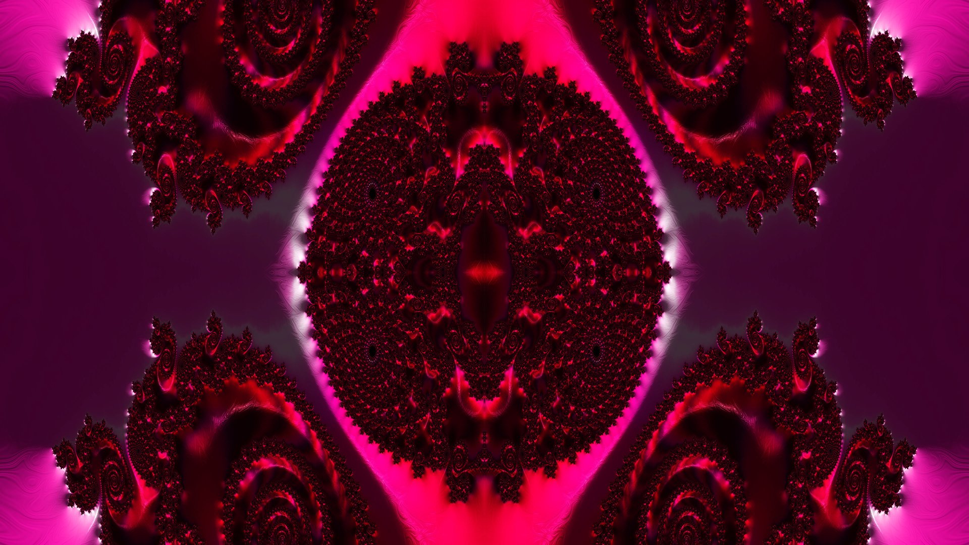 Trippy Psychedelic Fractal 4k Desktop Wallpaper by Dr-Pen